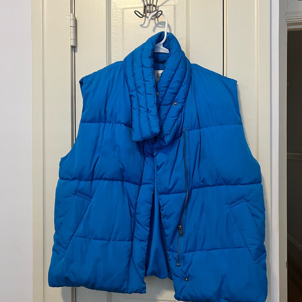 BDG Bright Blue Puffer Vest